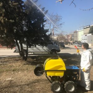 Kendi Yürür İlaçlama Makinası